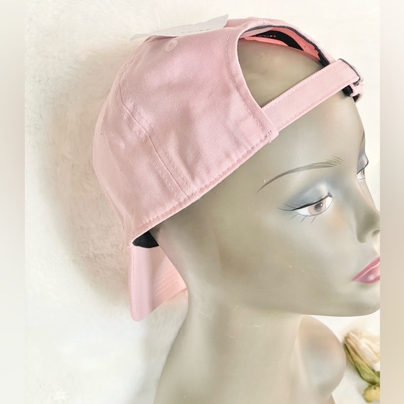 New with tags COACH HAT PINK w/embroidered COACH ( logo) adjustable back #coach - Picture 6 of 14
